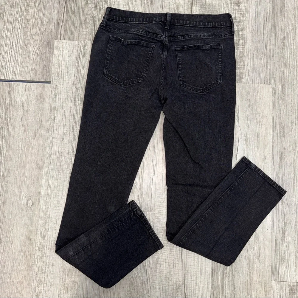 J.CREW Men's Flex Slim Stretch Fit Black/Gray Jeans W32 L34 Style AY517